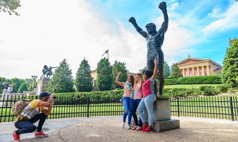 Rocky Statue